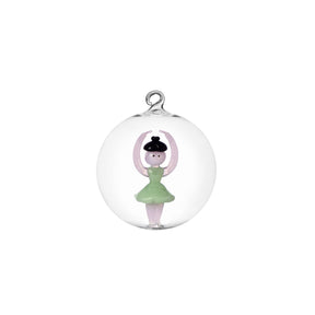 Pallina di Natale Ballerina Ichendorf in vetro borosilicato 8 cm