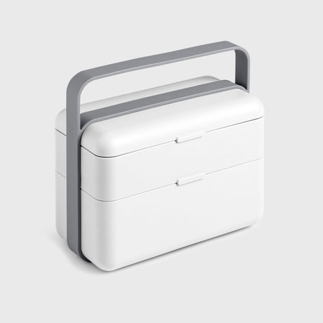 Lunchbox Bauletto Blim Plus in plastica con posate 18x17,5 cm