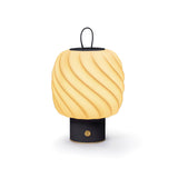 Lampada da tavolo Ice Cream Lladrò in porcellana bianca opaca 26x17 cm