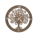 ARTI & MESTIERI Orologio da Parete Particolare Albero Della Vita Piccolo Oro E Bronzo