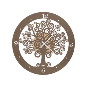 Orologio da parete Albero della Vita Arti e Mestieri in metallo oro 30cm