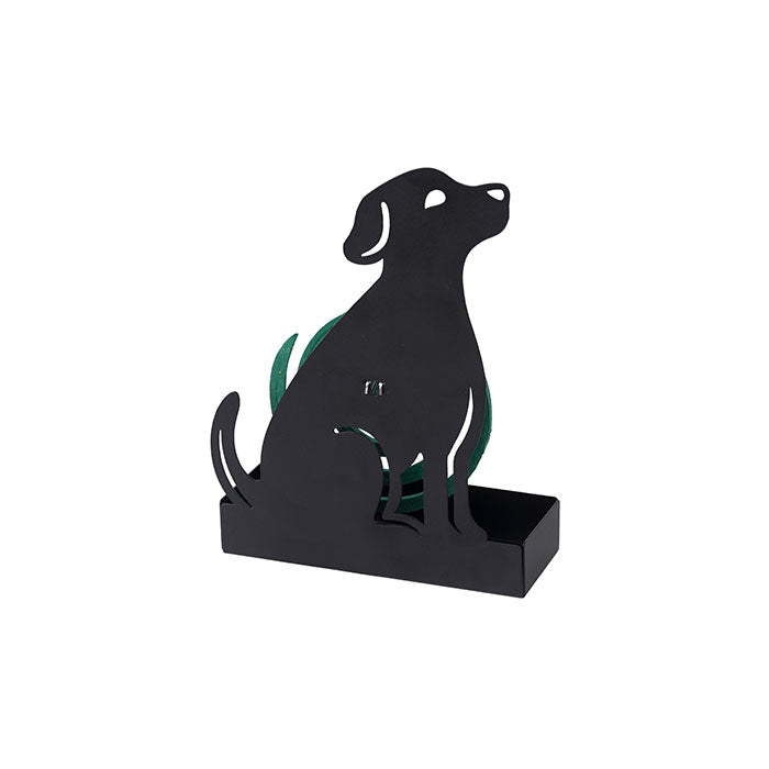 Porta zampirone cane Montemaggi in metallo nero 16x18 cm