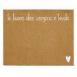 Tovaglietta Simple Day in fibra di cellulosa con scritta 36x45 cm