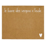 Tovaglietta Simple Day in fibra di cellulosa con scritta 36x45 cm