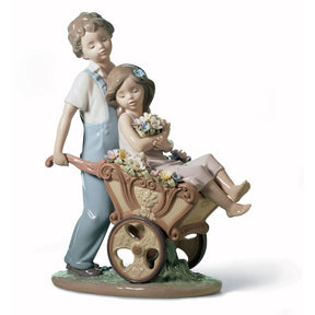 Statuina Tu Sei la Più Carina Lladrò in porcellana lucida 24x21 cm