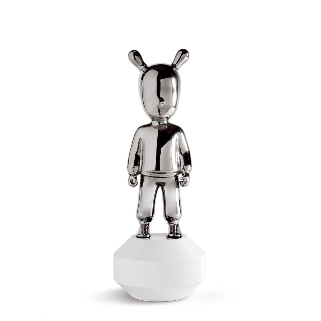 Statuetta The Guest Lladrò in porcellana decorata 30x11 cm