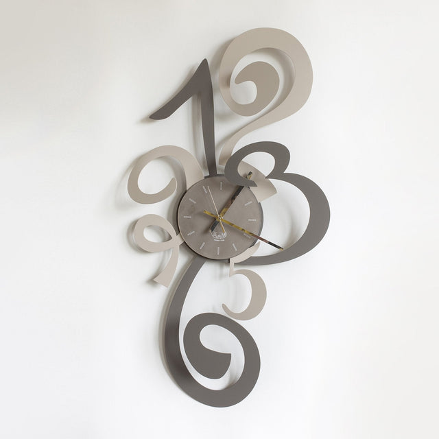 Orologio da parete Truciolo Arti e Mestieri in metallo effetto legno 50 cm