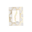 Portafoto TiGuardo Rituali Domestici in resina oro con pois bianchi 13x18 cm