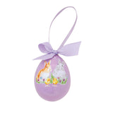 Ovetto di Pasqua Easy Life in ceramica decorata 6,5 cm