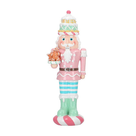 Schiaccianoci Pasticciere Timstor in poliresina decorato 35,5 cm