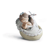 Statuetta Sogni D'Oro Lladrò in porcellana lucente 10x12 cm