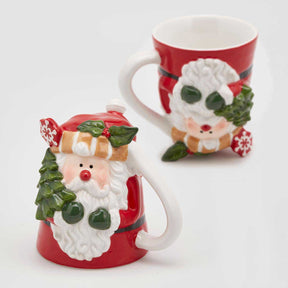 Tazza mug Babbo Natale EDG in porcellana Ø 10 x H 12 cm