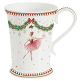 Tazza Mug Magie de Noel Easy Life in porcellana con decoro ballerina