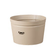 Vaso portalampada Arti e Mestieri in ferro beige 37x25 cm