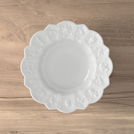 Piatto fondo Toy's Delight Villeroy & Boch in porcellana bianca 23,5 cm