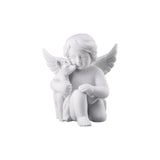 Statuina Angioletto con Cerbiatto Rosenthal in porcellana 10x9 cm