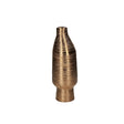 Vaso Eufemia Rituali Domestici in ceramica oro superficie zigrinata 31 cm