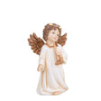 Angelo Putto con Tromba Bianchi Dino in resina con luce LED 20,5 cm