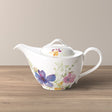Teiera Mariefleur Basic Villeroy & Boch in porcellana decorata 1,2 litri