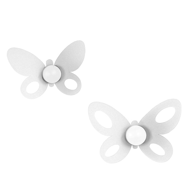 Appendiabiti Butterfly Arti & Mestieri in metallo set 2 pezzi