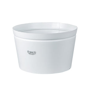 Vaso portalampada Arti & Mestieri in ferro bianco 37x25 cm