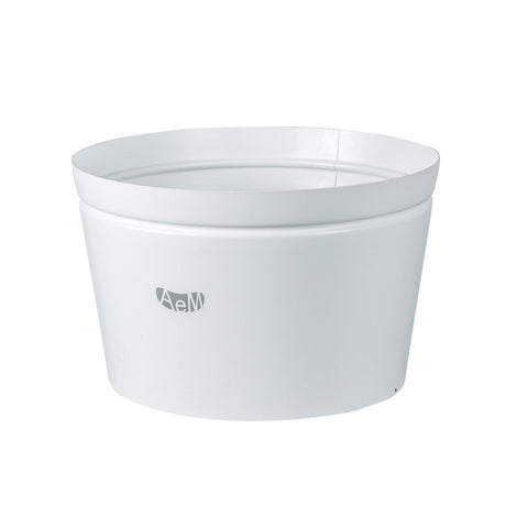 Vaso portalampada Arti & Mestieri in ferro bianco 37x25 cm