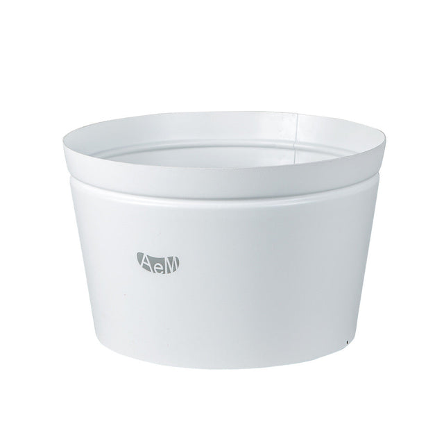 Vaso portalampada Arti & Mestieri in ferro bianco 37x25 cm