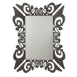 Specchio da parete Vanity Arti & Mestieri in ferro nero 100x80 cm