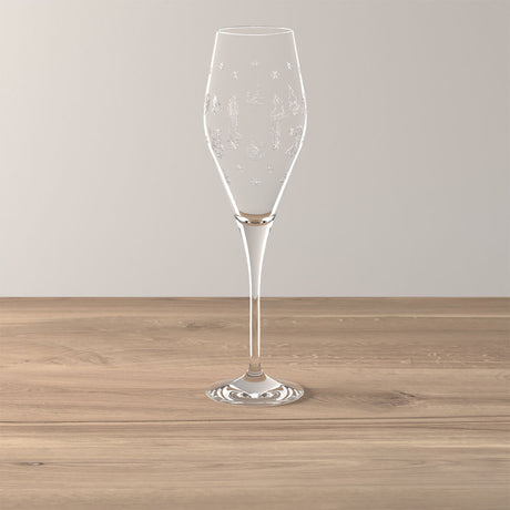 Set 2 flute champagne Villeroy & Boch Toy's Delight in cristallo decorato