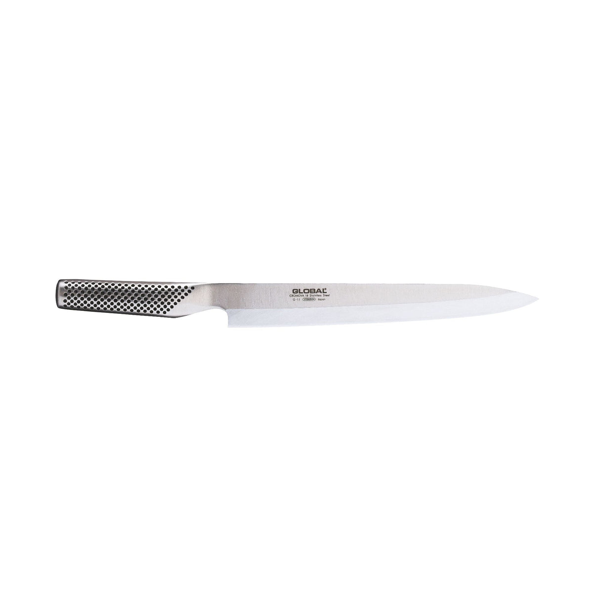 Coltello Sashimi Yanagi Global in acciaio inox 25 cm G-11R