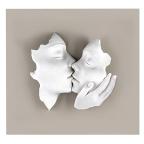 Corno Pulcinella Bongelli Preziosi in marmorino bianco argento 21 cm