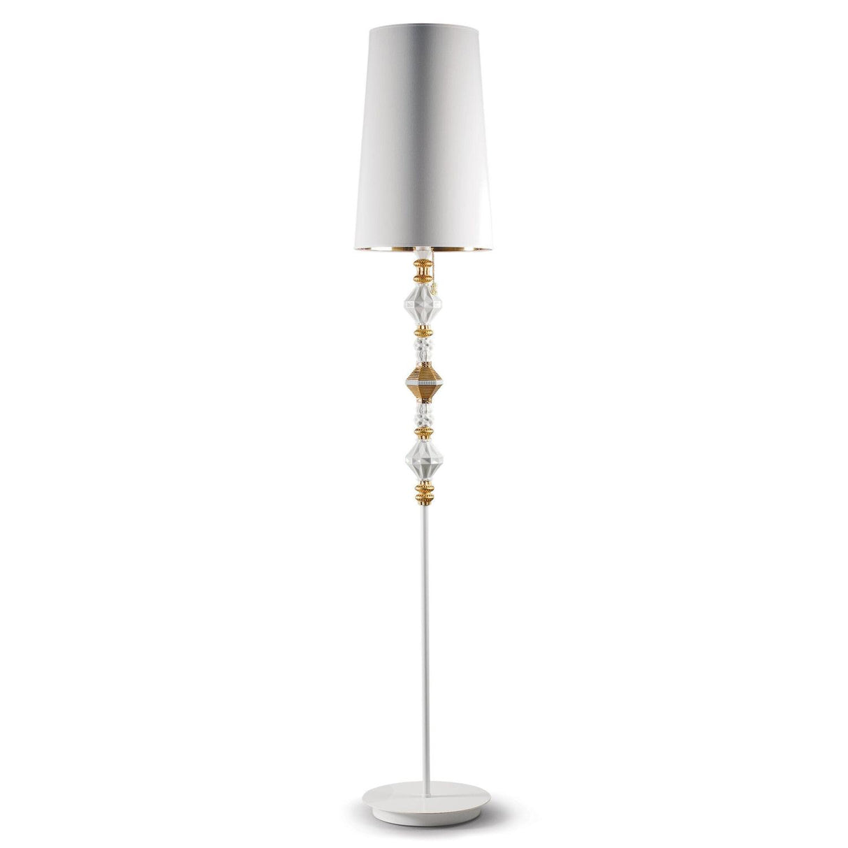 Lampada da terra Belle De Nuit Lladrò in porcellana 181x32 cm