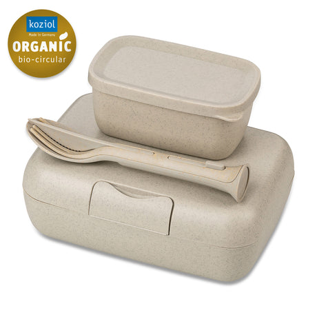 Set portapranzo Candy Ready Koziol in materiale organico 19x14 cm