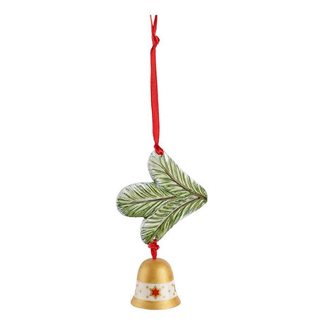 Pendaglio Campanella Villeroy & Boch in porcellana decorata 18 cm