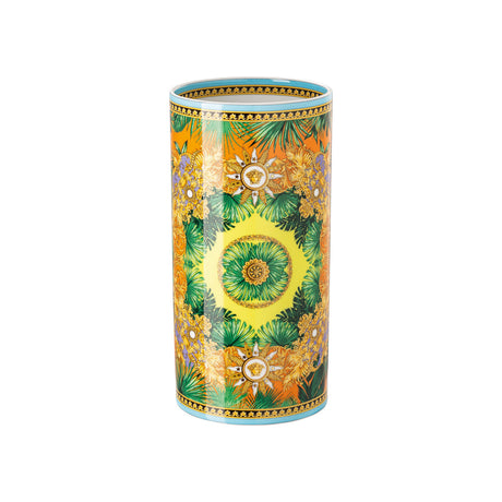 Vaso Jungle Animalier Versace in porcellana decorata 24 cm