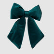 Fiocco natalizio EDG in velluto verde 38x27 cm decorazione