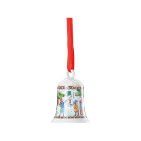 Campanella di Natale Hutschenreuther in porcellana edizione 2025 decorata