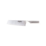 Coltello verdure Global in acciaio inox 18 cm con lama alveolata
