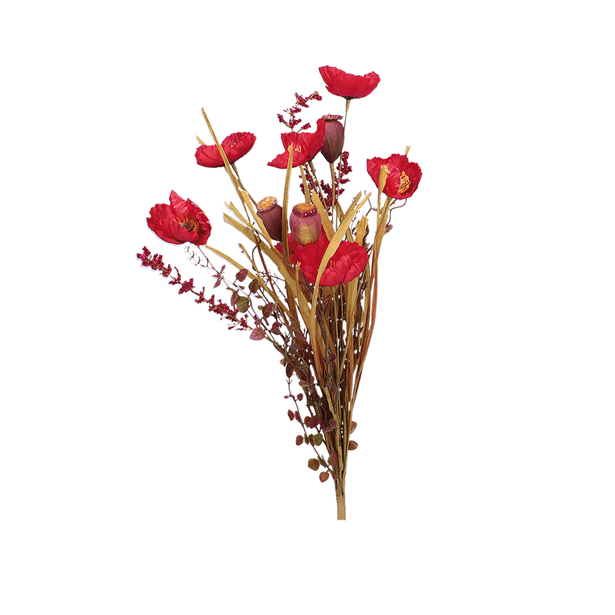 Bouquet sintetico Rituali Domestici colore rosso altezza 50 cm