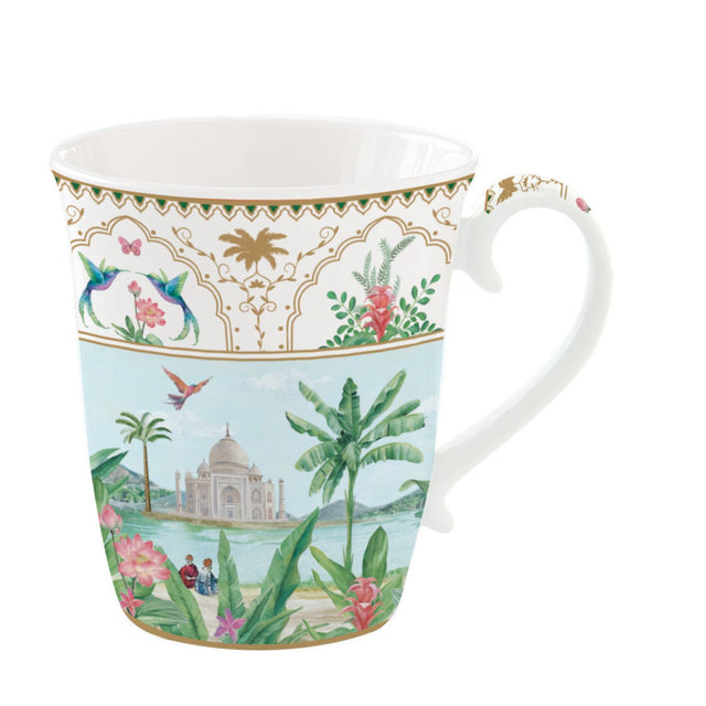 Tazza mug Paradise Sauvage Easy Life in porcellana decorata 275 ml