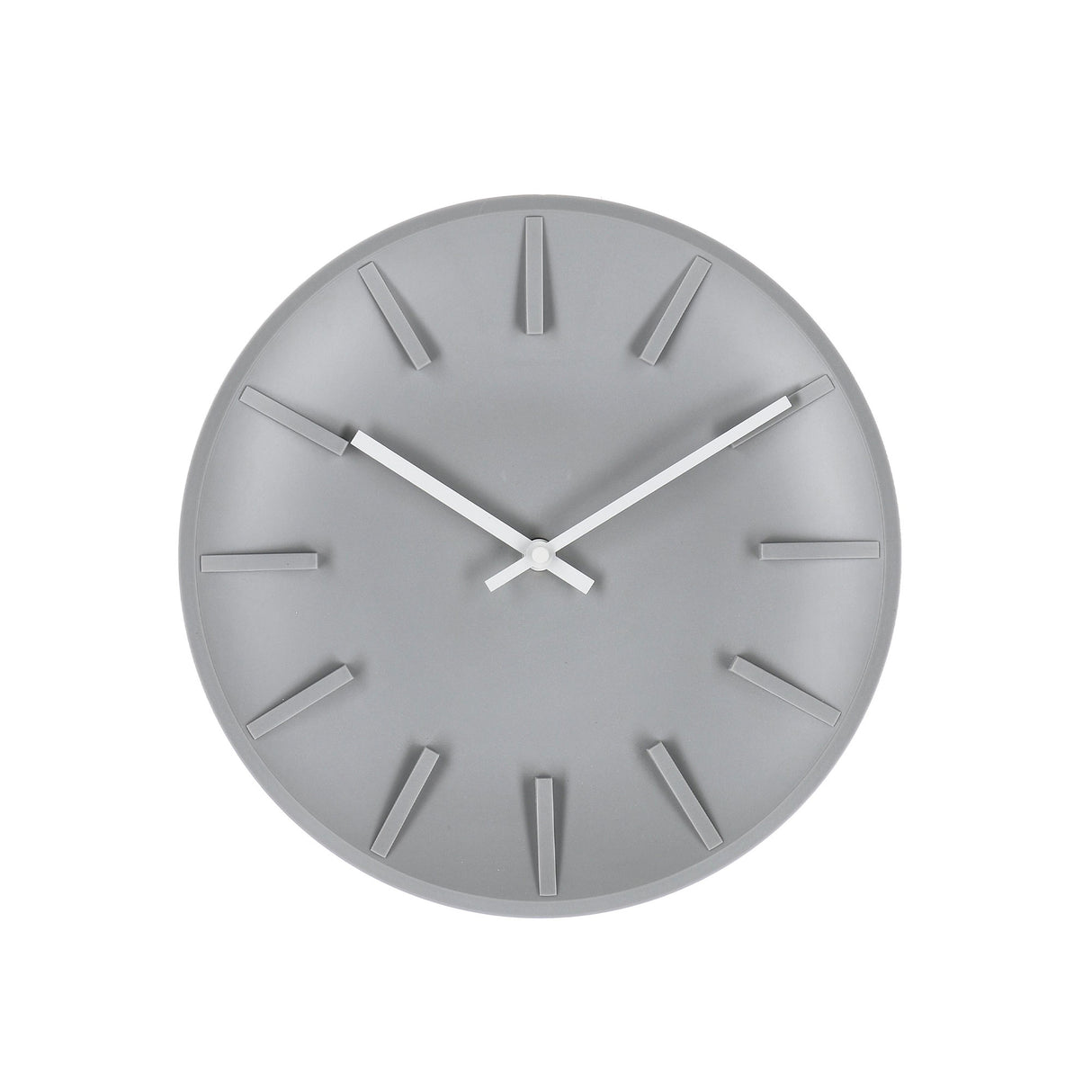 Orologio da parete Hervar Bizzotto in metallo grigio opaco 30 cm