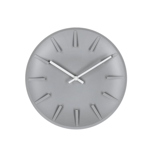 Orologio da parete Hervar Bizzotto in metallo grigio opaco 30 cm