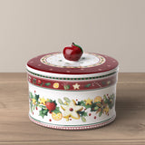Scatola per pasticcini Villeroy & Boch in porcellana decorata 11x13 cm