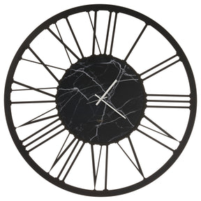 Orologio da parete Big 140 Arti e Mestieri in metallo nero design minimale