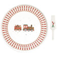 Piatto da portata Polar Express Easy Life in porcellana decorata 32 cm