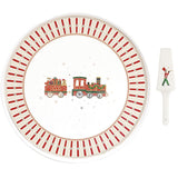Piatto da portata Polar Express Easy Life in porcellana decorata 32 cm