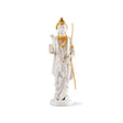 Scultura Rama Lladrò in porcellana bianca opaca con decoro inciso 30x10 cm