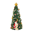 Carillon giostra carosello Noel in poliresina con luci 22 cm