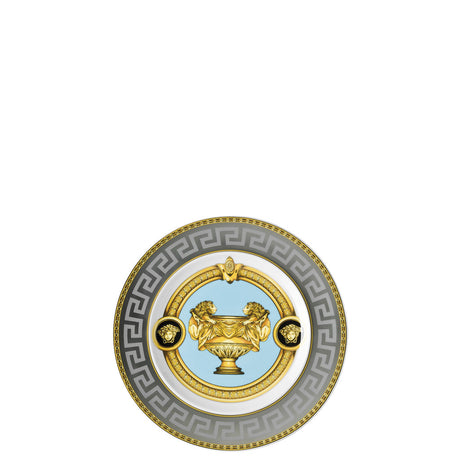 Piatto Prestige Gala Le Bleu Versace in porcellana decoro barocco 18 cm