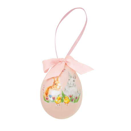 Ovetto di Pasqua Easy Life in ceramica decorata 6,5 cm